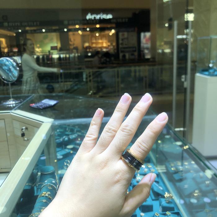 Black onyx zero ring 18k Diamond Jewelry