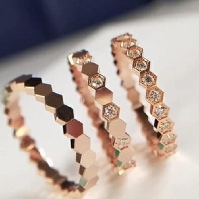 Bee love diamond ring 18 -Diamond Jewelry