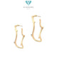 Larose hoop earring dr 18k Rose Gold-Diamond Jewelry