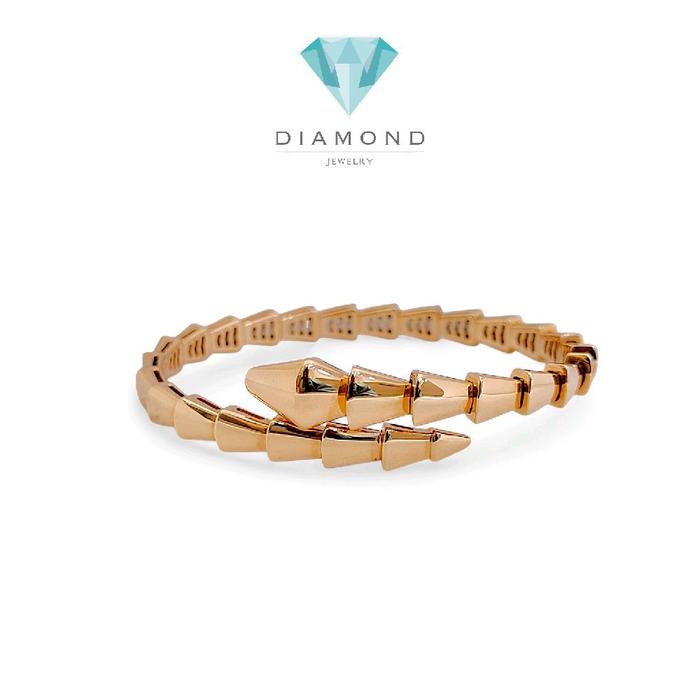 Ulo Serpenti Bracelet 18K / Gelang Ulo Serpenti 18K / Diamond Jewelry 405GBD2077RY-HT