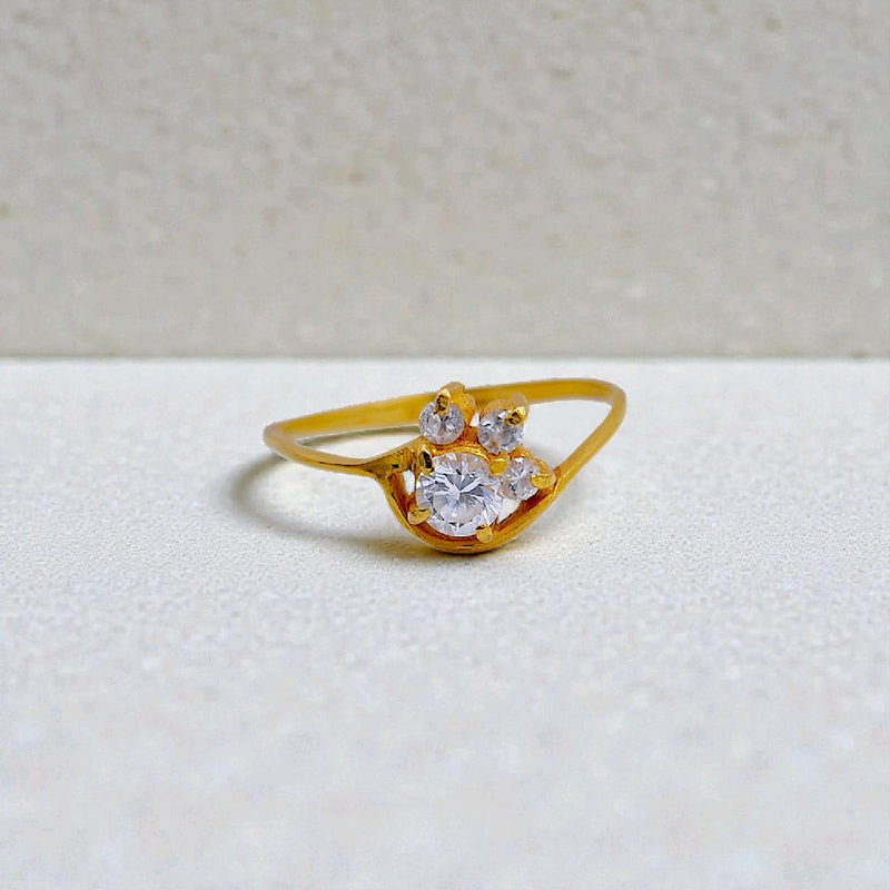 Leaf Gold Ring 23K / Cincin Emas Daun 23K / 127CMSWP2