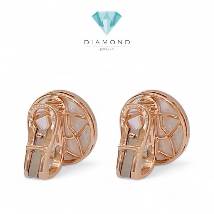 Flowers Diamond MOP Earrings / Diamond jewelry-75ABD116000AB-HT