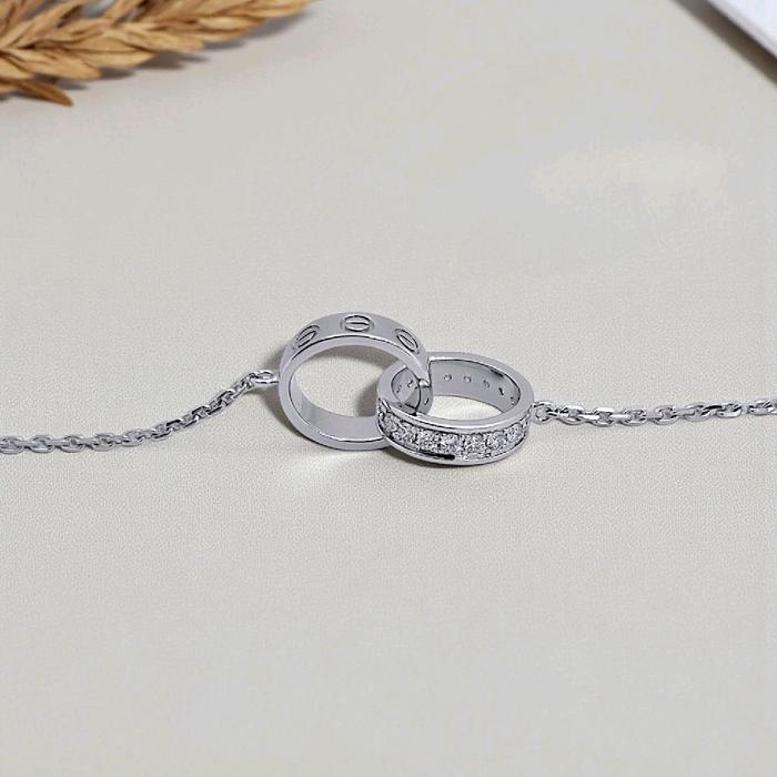 Love Forever Diamond Bracelet 18K / Gelang Berlian Love Forever 18K / Diamond Jewelry 477GBDAB59500LS-HT