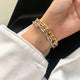 Gelang hardware chain emas T chain 700/750 rose gold/ Hardware chain braclet- Diamond Jewelry