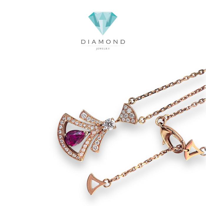 Diva's Necklace 18K / Diamond Jewelry-5KBD5646DM-(2300HT)