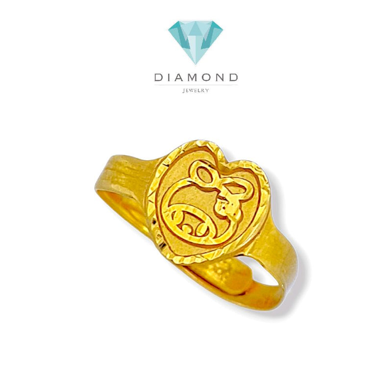 Melody Gold Ring Baby 23K / Cincin Bayi Emas Melody 23K / 57CMSWP5