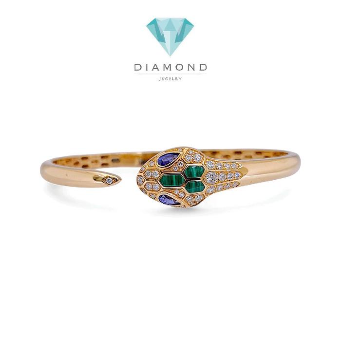 Ulo Serpenti Seduttori Bracelet 18K /Gelang Ulo Serpenti Seduttori 18K / Diamond Jewelry 24GBD35950RB-HT