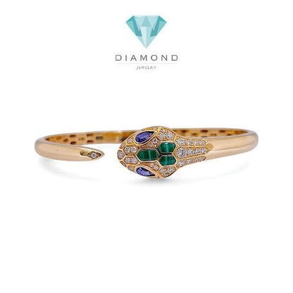 Ulo Serpenti Seduttori Bracelet 18K /Gelang Ulo Serpenti Seduttori 18K / Diamond Jewelry 24GBD35950RB-HT