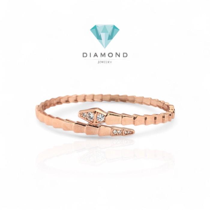 Gelang Emas Fashion snake gold Ular/ serpenti gold bangle -Diamond Jewelry