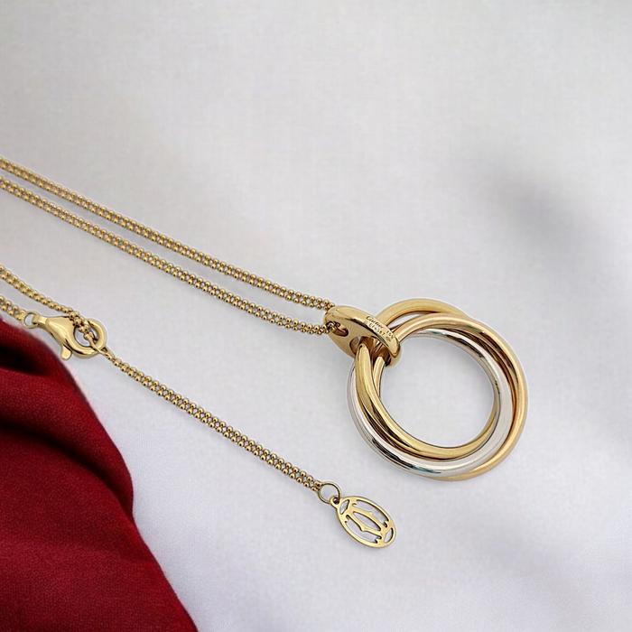 Trinity Large Necklace 18K / Diamond Jewelry