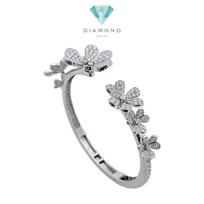 Frivole Diamond Bangle 18K / Diamond Jewelry-137GBD713000AB-HT