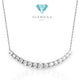 Diamond Aurel Tennis Necklace 18K-Diamond Jewelry-11KBGT1400LSWP-HT
