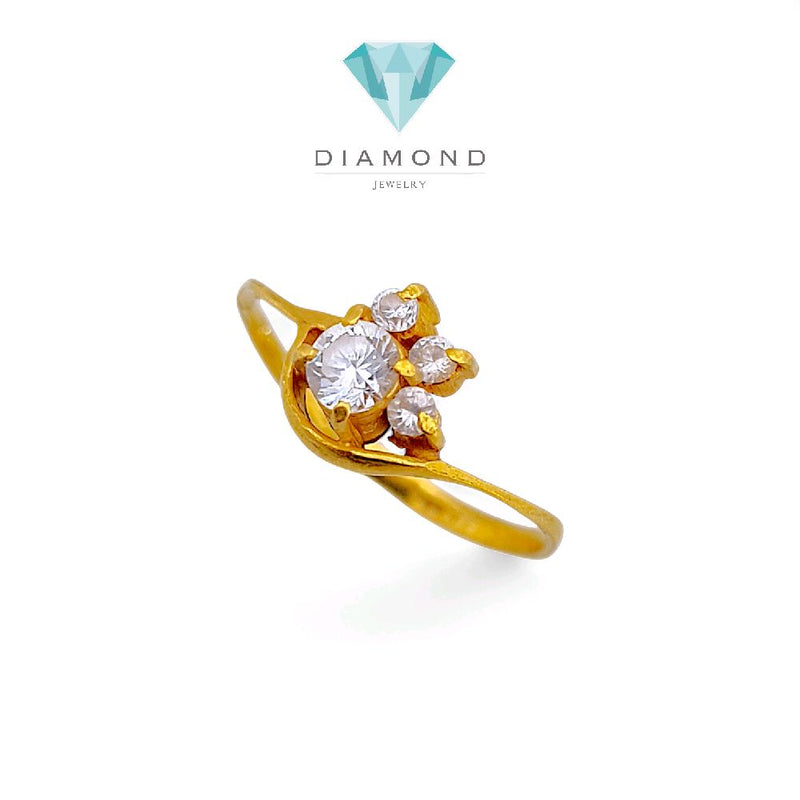 Leaf Gold Ring 23K / Cincin Emas Daun 23K / 127CMSWP2