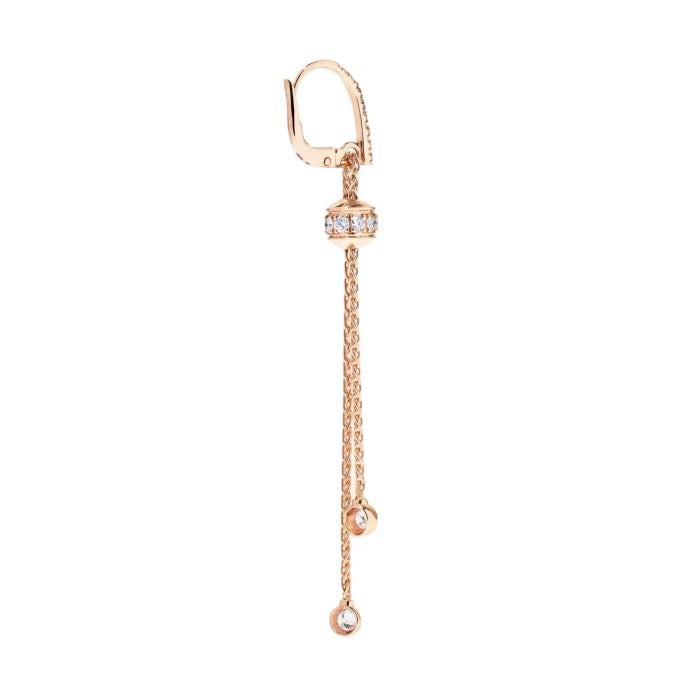 Dangling Diamond long rose gold 18k-Diamond jewelry