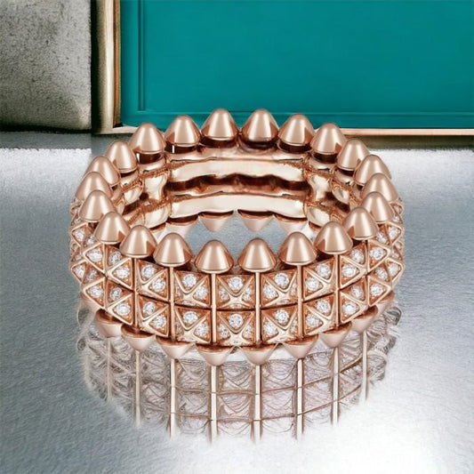Duoclash diamond ring 18k-Diamond Jewelry