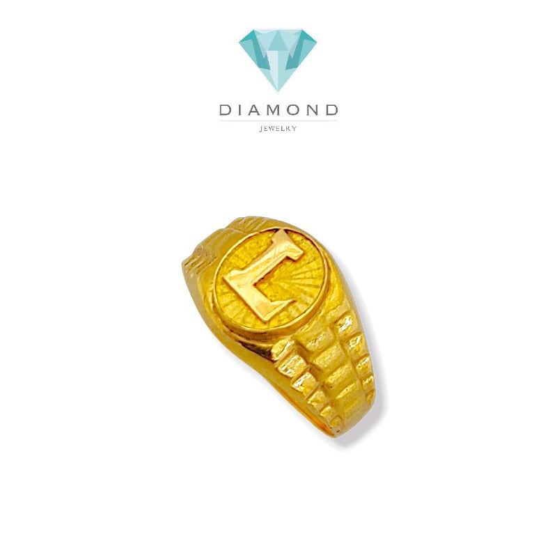 L Gold Ring 24K / Cincin Bayi Emas L 24K / 107CMSWP1
