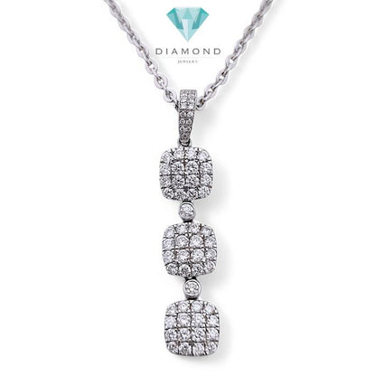 Liontin Cushion Diamond 18K / Diamond Jewelry