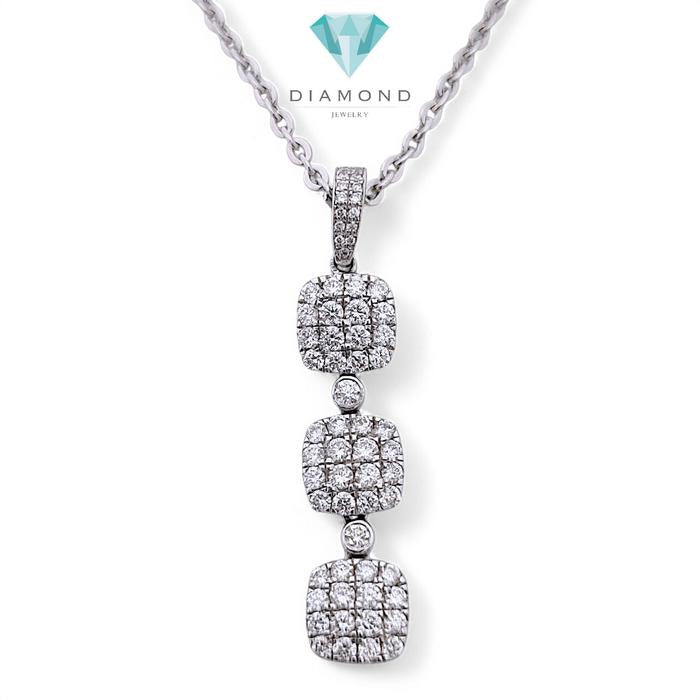 Liontin Cushion Diamond 18K / Diamond Jewelry