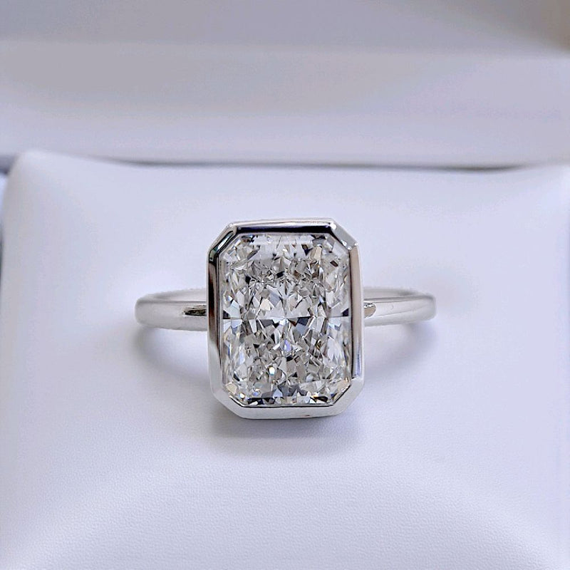 Diamond Lab Grown Cushion Ring 14K / Cincin Berlian Cushion 14K / Diamond Jewelry 355CBLGG1000LS HT