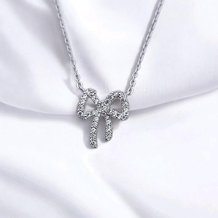 Tape Necklace / Diamond Jewelry 416KMS239LS