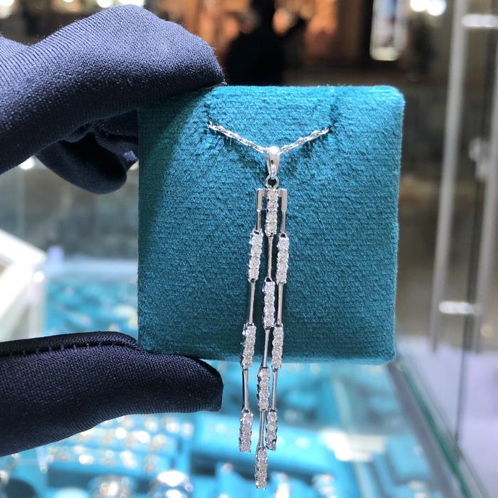 Kalung Berlian 3 Susun Panjang