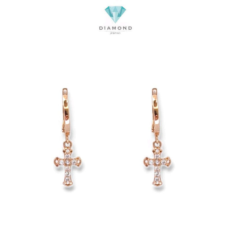 Anting Salib Emas 17K / Diamond Jewelry / 431AMS170LS