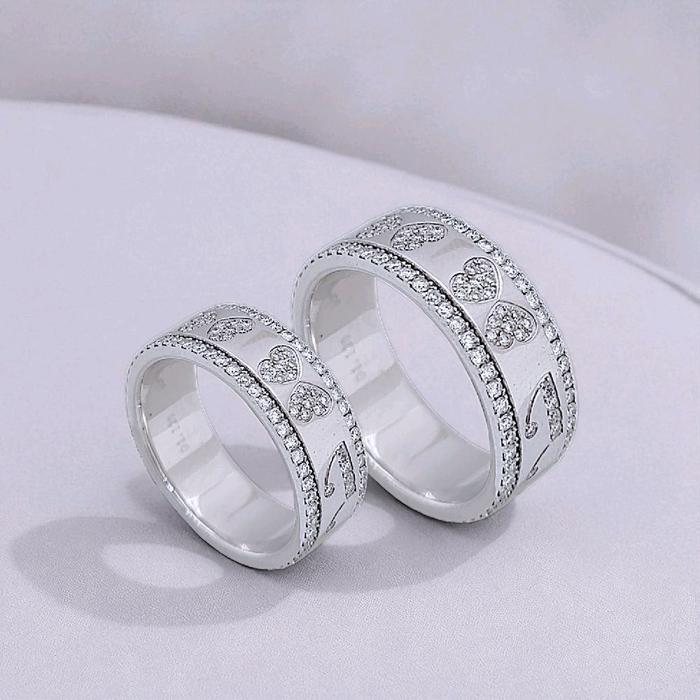 Butterfly Diamond Wedding Ring 18K / Cincin Nikah Kupu-kupu 18K / Diamond Jewelry 79CBGT25700WPLS - 80CBGT20700WPLS