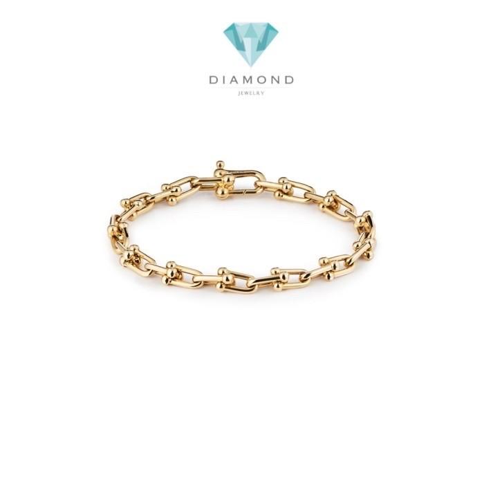 Medium hardware chain 18 K rose gold Diamond Jewelry