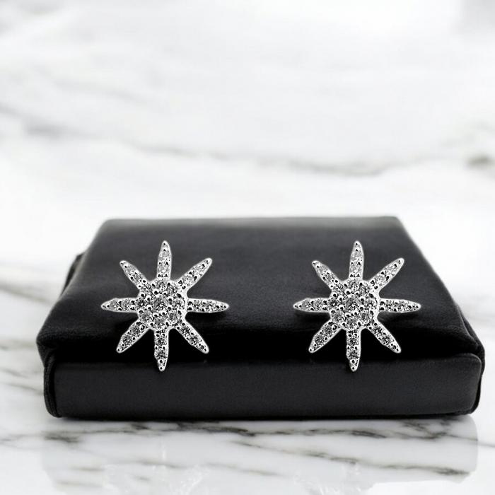 Star Diamond Earrings / Diamond Jewelry