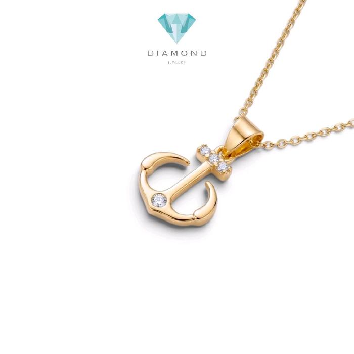 Gold Anchor Pendant 16K / Liontin Emas Jangkar 16K / Diamond Jewelry / 284LMS072LS