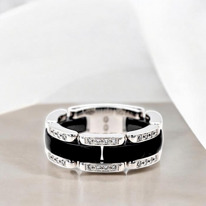 Ultra Diamond Ring Black / Diamond Jewelry-74CBD99000AB-HT