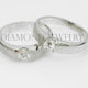 Cincin Kawin/Wedding Ring - Diamond Jewelry Two Tone 01020750/01020751