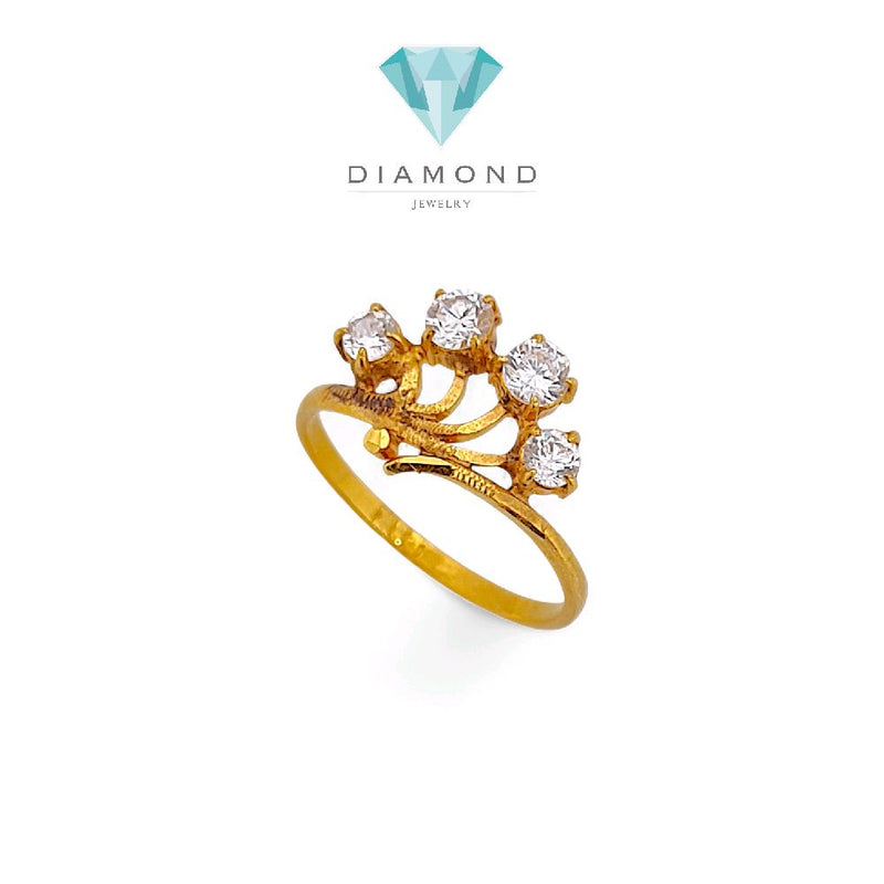 Fan Gold Ring 23K / Cincin Emas Kipas 23K / 79CMSWP3