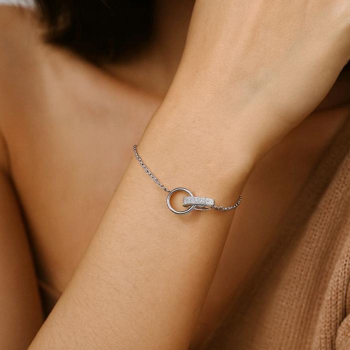 Love Forever Diamond Bracelet 18K / Gelang Berlian Love Forever 18K / Diamond Jewelry 477GBDAB59500LS-HT