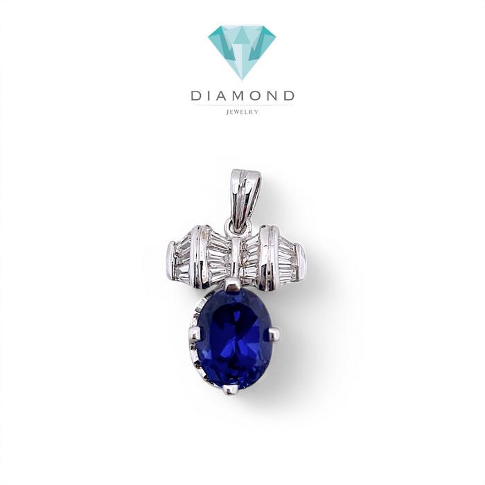 Liontin Blue Sapohire 18K / Diamond Jewelry