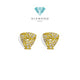 Anting Mas Segitiga 23K-Diamond Jewelry
