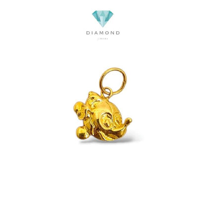 Gold Mickey Mouse Pendant 23K / Liontin Emas Mickey Mouse 23K / Diamond Jewelry / 269LMSWP2