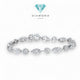 Gelang Tennis Berlian fancy lotus diamond18K-Diamond Jewelry