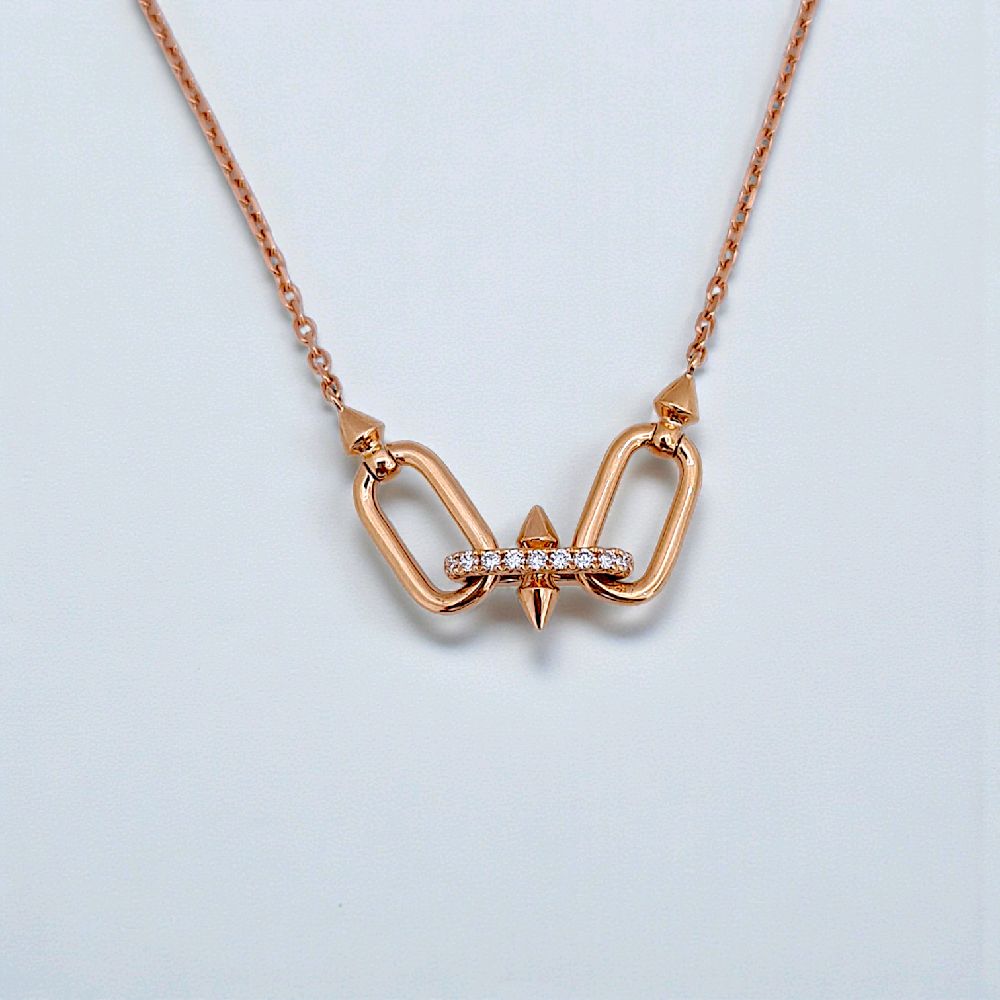 Titan Diamond Necklace 18K / Kalung Berlian Titan 18K / Diamond Jewelry 423KBD10000RY - HT
