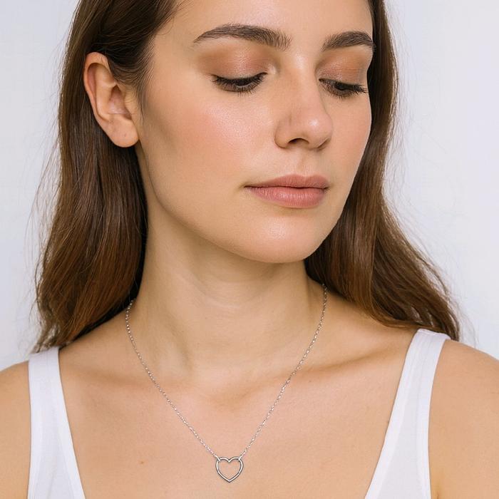 Love Gold Necklace 750K / Kalung Emas Love 750K / Diamond Jewelry 423KMS175LS-HT