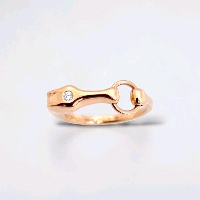 Galop Diamond Ring Rose Gold 18K / Cincin Berlian Galop Rose Gold 18 K / Diamond Jewelry / 127CBD62800AB