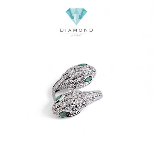 Serpenti Diamond Ring 18K / Diamond Jewelry