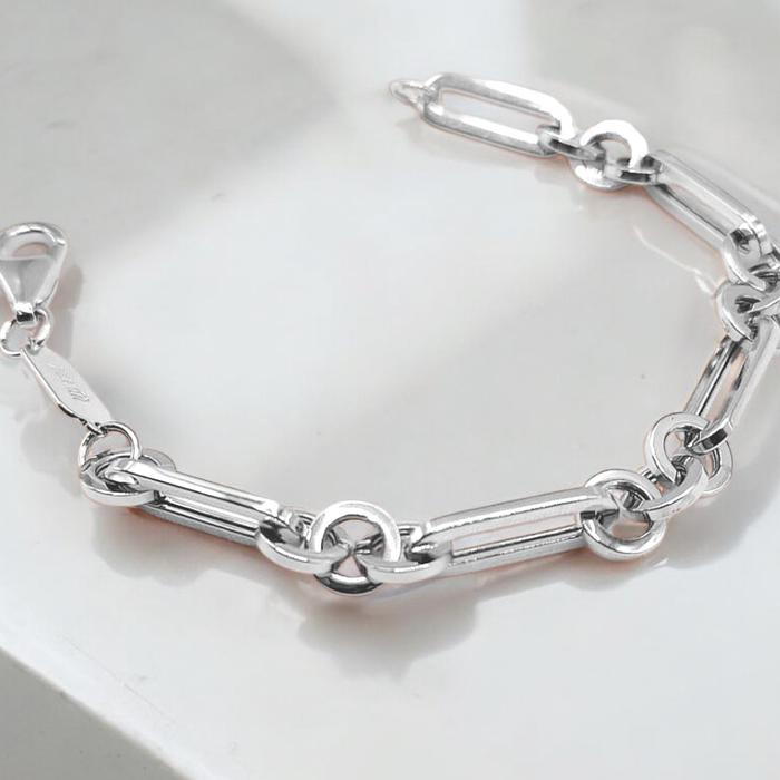 gelang paperclip rosegold emas 18 Krt Diamond Jewelry