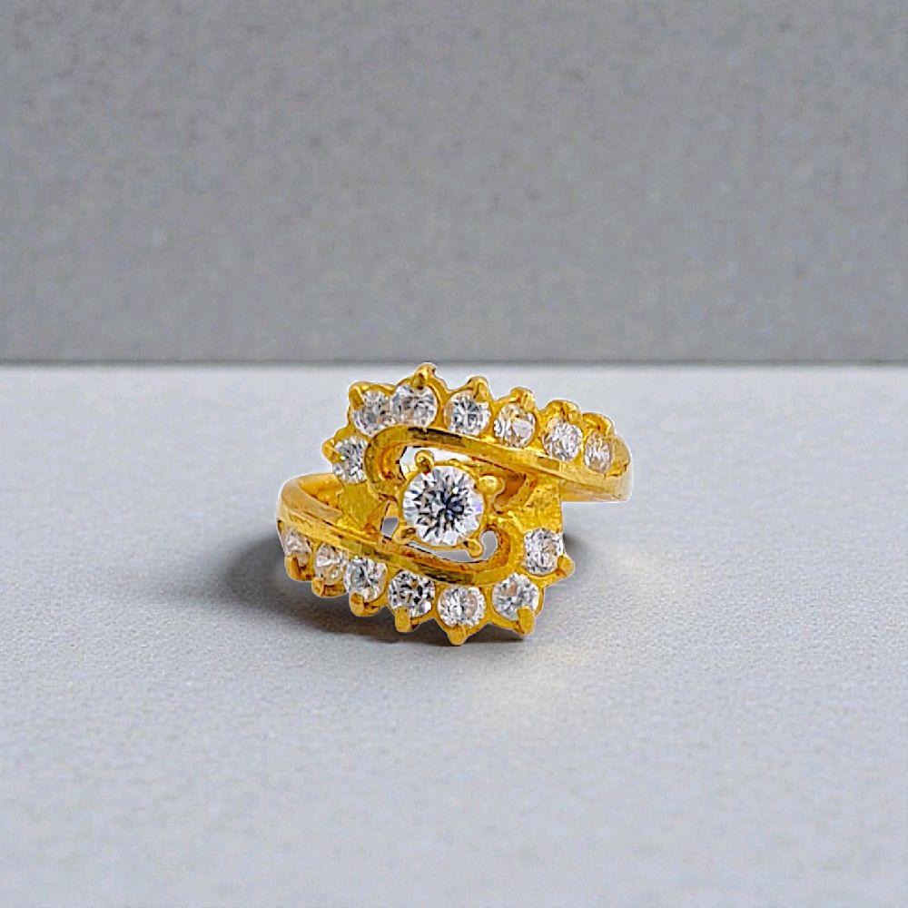 Double Listring Gold Ring 23K / Cincin Emas Double Listring 23K / 105CMSWP6