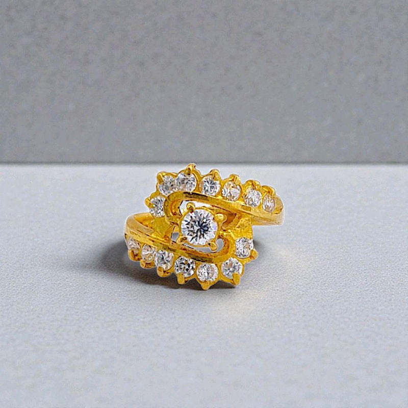 Double Listring Gold Ring 23K / Cincin Emas Double Listring 23K / 105CMSWP6