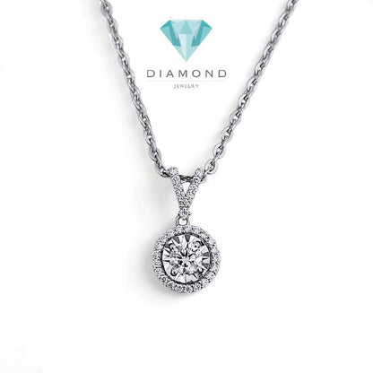 Pendant Hello Diamond 18K / Liontin Berlian Hello 18K / Diamond Jewelry 396LB800LS-HT