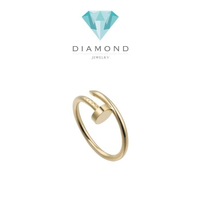 Juste gold ring 18 K Diamond Jewelry