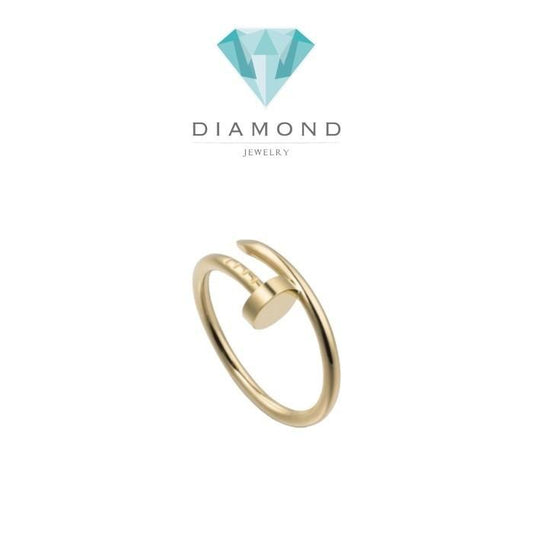 Juste gold ring 18 K Diamond Jewelry