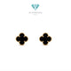 Clover Necklace/Earring Onyx 1 Clover/Kalung & Anting Emas Fashion 18K Diamond Jewelry-370KBD2000CHLS/262ABD742RY-HT
