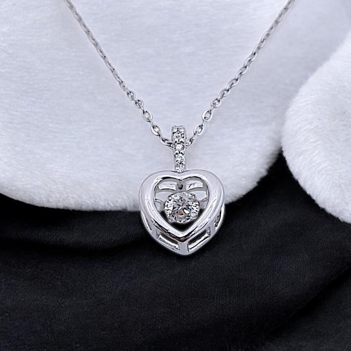 Liontin Love dancing diamond Diamond 18K / Diamond Jewelry